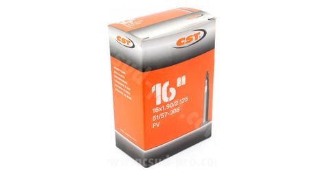 Chambre a air velo 16 x 1.90 a 2.125 cst presta vp vtt