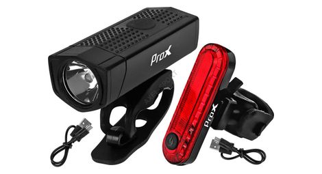 Kit d'éclairage led pour vélo - feu avant 300 lumens et feu arrière