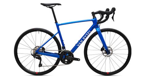 Vélo de route van rysel ncr cf shimano 105 12v 700mm bleu 2024