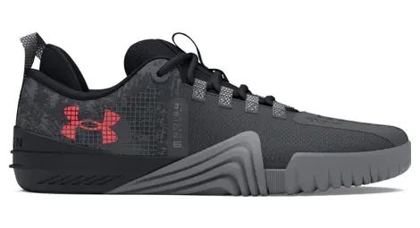 Zapatillas de entrenamiento under armour reign 6 gris negro para hombre