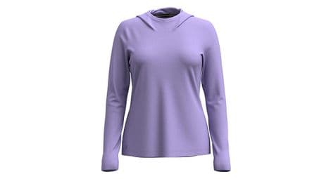 Haut à capuche smartwool active ultralite violet femme