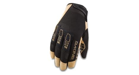 Paar cross-x long gloves black / tan brown