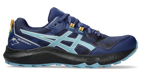 Asics gel sonoma 7 blue black men's trail shoes