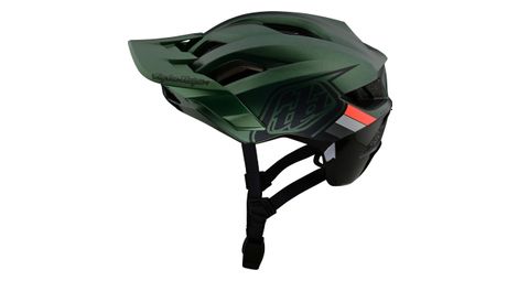 Troy lee designs flowline se green badge mtb helmet