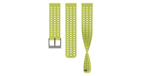 Bracelet de montre silicone suunto athletic 2 22mm light lime