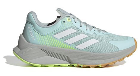 Adidas terrex soulstride flow blau grau gelb trailrunning schuhe für frauen