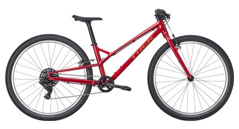 Vtt enfant rigide trek wahoo 26 path microshift 8v 26 rouge