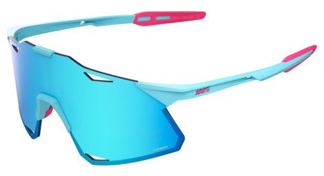 Lunettes 100% Hypercraft Fernando Tatis Jr. Soft Tact Blue Blue Topaz Mirror