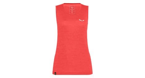 Debardeur salewa puez graphic dry rose femme