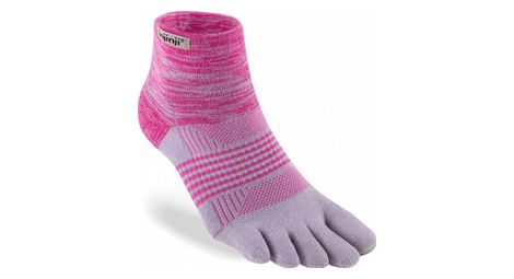 Chaussettes à orteils de running trail midweight mini-crew coolmax femme