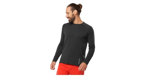 Salomon sense aero langarmshirt schwarz l