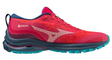 Mizuno wave rider gtx zapatillas running mujer rojo azul 40 38.1/2