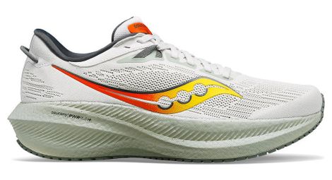 Zapatillas saucony triumph 21 blanco rojo amarillo 44