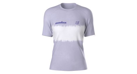 T-Shirt Compressport Performance Ironman 2026 Violet/Blanc Femme