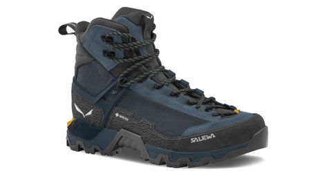 salewa mountain trainer 3 tech mid gore tex men s blue mountaineering boots