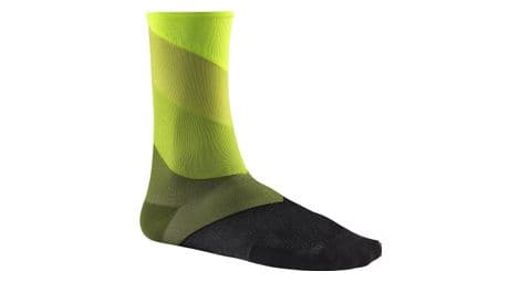 Mavic calcetines gráficos rayas calcetines seguridad amarillo