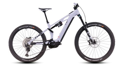 Cube stereo hybrid one77 hpc slx 800 electric full suspension mtb shimano deore xt 12s 800 wh 29''/27.5'' cyclamen purple pink 2025
