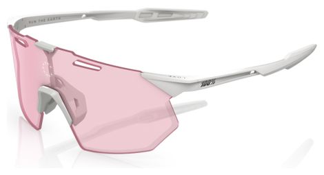 Lunettes 100% Hypercraft SQ Marshmallow / Dusty Rose