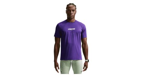 Nike Stride London Kurzarm-Trikot für Herren, Blau