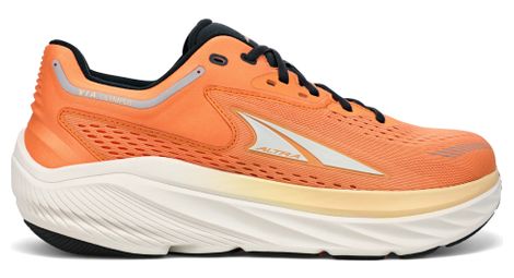 Chaussures de running altra via olympus orange blanc