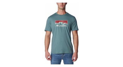 T shirt columbia csc seasonal logo bleu rouge