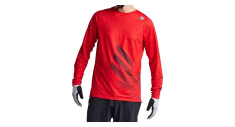 troy lee designs skyline long sleeve jersey sram eagle one red
