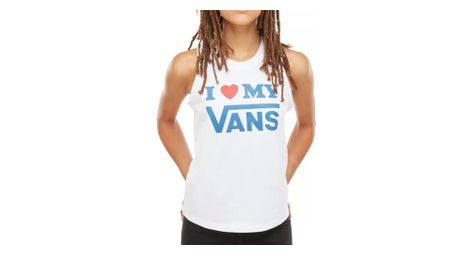 Debardeur blanc femme vans love