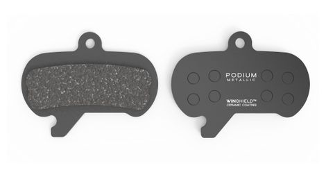 Paire de plaquettes amp podium - sram maven - revêtement ceramic/métallique