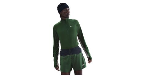 men s nike trail second sunrise 5in green blue shorts