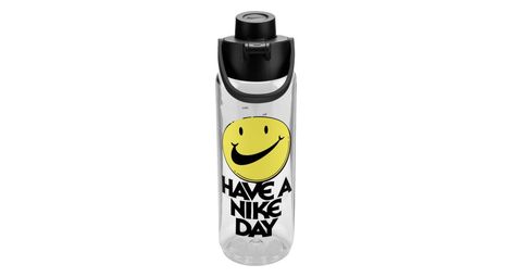 Borraccia Nike TR Recharge Chug 700 ml trasparente/gialla