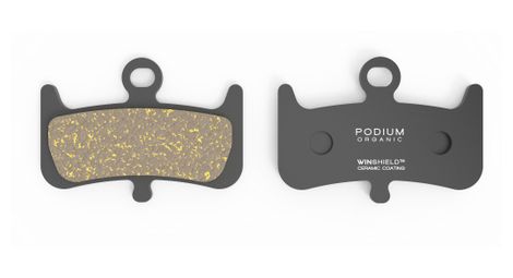 Paire de plaquettes amp podium - hayes dominion a4 - revêtement ceramic/organique