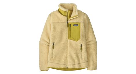 Forro polar patagonia classic retro-xamarillo para mujer