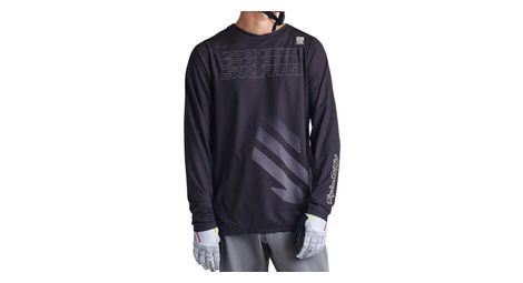 troy lee designs skyline long sleeve jersey sram eagle one black