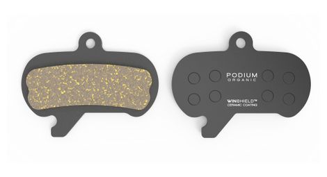 Paire de plaquettes amp podium - sram maven - revêtement ceramic/organique