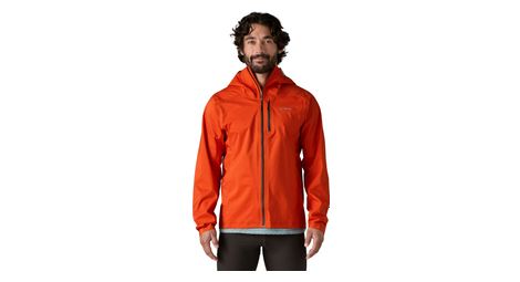 Giacca impermeabile patagonia storm racer orange uomo