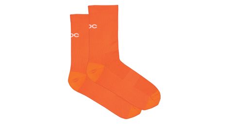 Poc cadence road socks arancione