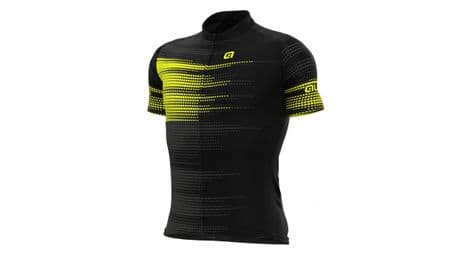 Maillot alé turbo mangas cortas negro