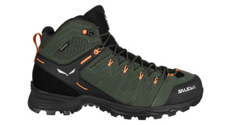 Salewa alp mate mid wp hiking shoes green