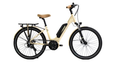 Vélo de ville électrique granville e-urban 30 unisex shimano tourney/altus 7v 500 wh 26 beige ivory 2023