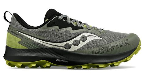 Scarpe da trail running saucony peregrine 14 gtx khaki black 46
