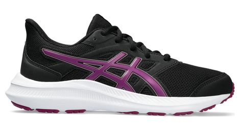 Chaussures de running enfant asics jolt 4 gs noir rose