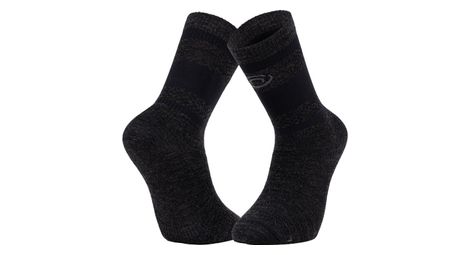 Chaussettes running bv sport light run merinos antracite