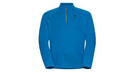 Polaire thermique 1/2 zip odlo besso bleu