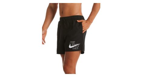 Short nike swim logo lap 5 noir