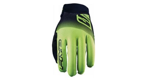 Gants five gloves xr pro noir jaune fluo