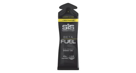 Gel énergétique sis beta fuel + nootropics citron/citron vert 60ml