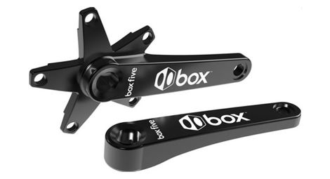 Platos y bielas Box Five BMX Eje cuadrado JIS Negro