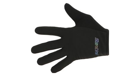 Gants longs vtt santini gravel noir