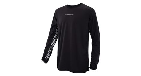Maillot manches longues loose riders stealth noir