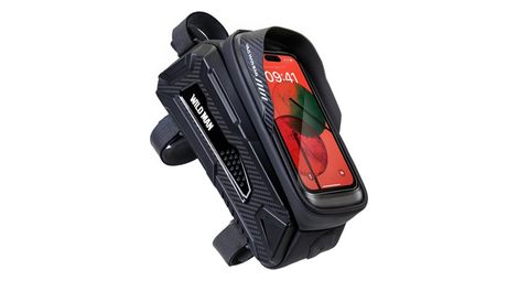 Bolsa de cuadro bici con porta móvil 1 L negra WILD MAN